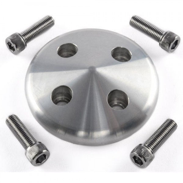 CHEVY GM SBC BBC HOT ROD SHORT WATER PUMP PULLEY COVER BILLET